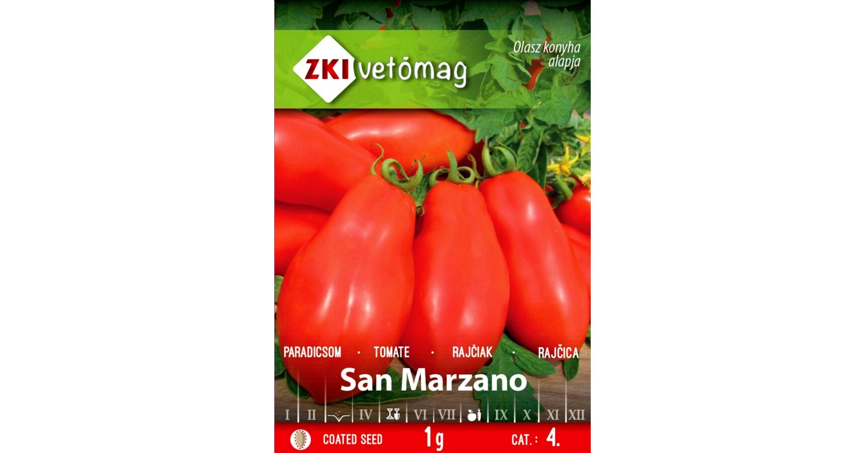 ZKI Paradicsom San Marzano Vetőmag 1g